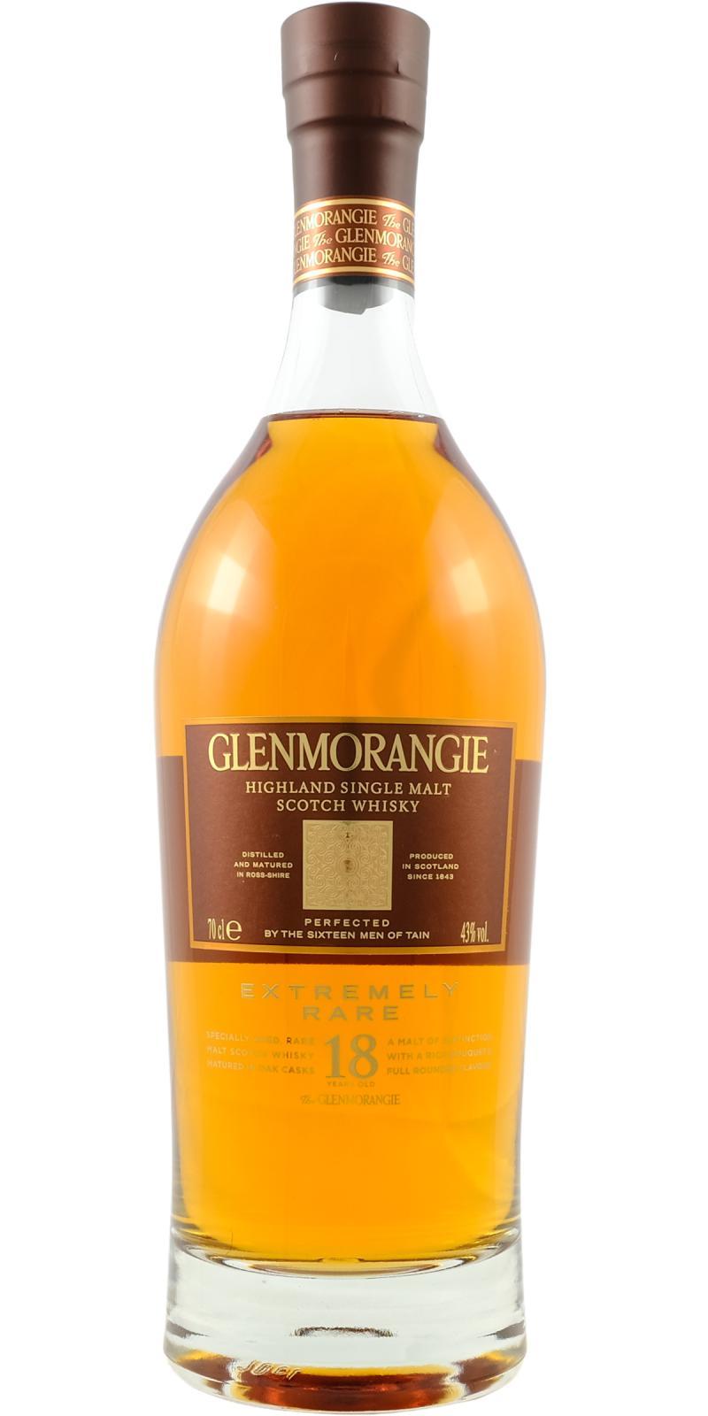 Glenmorangie 18-year-old  Extremely Rare