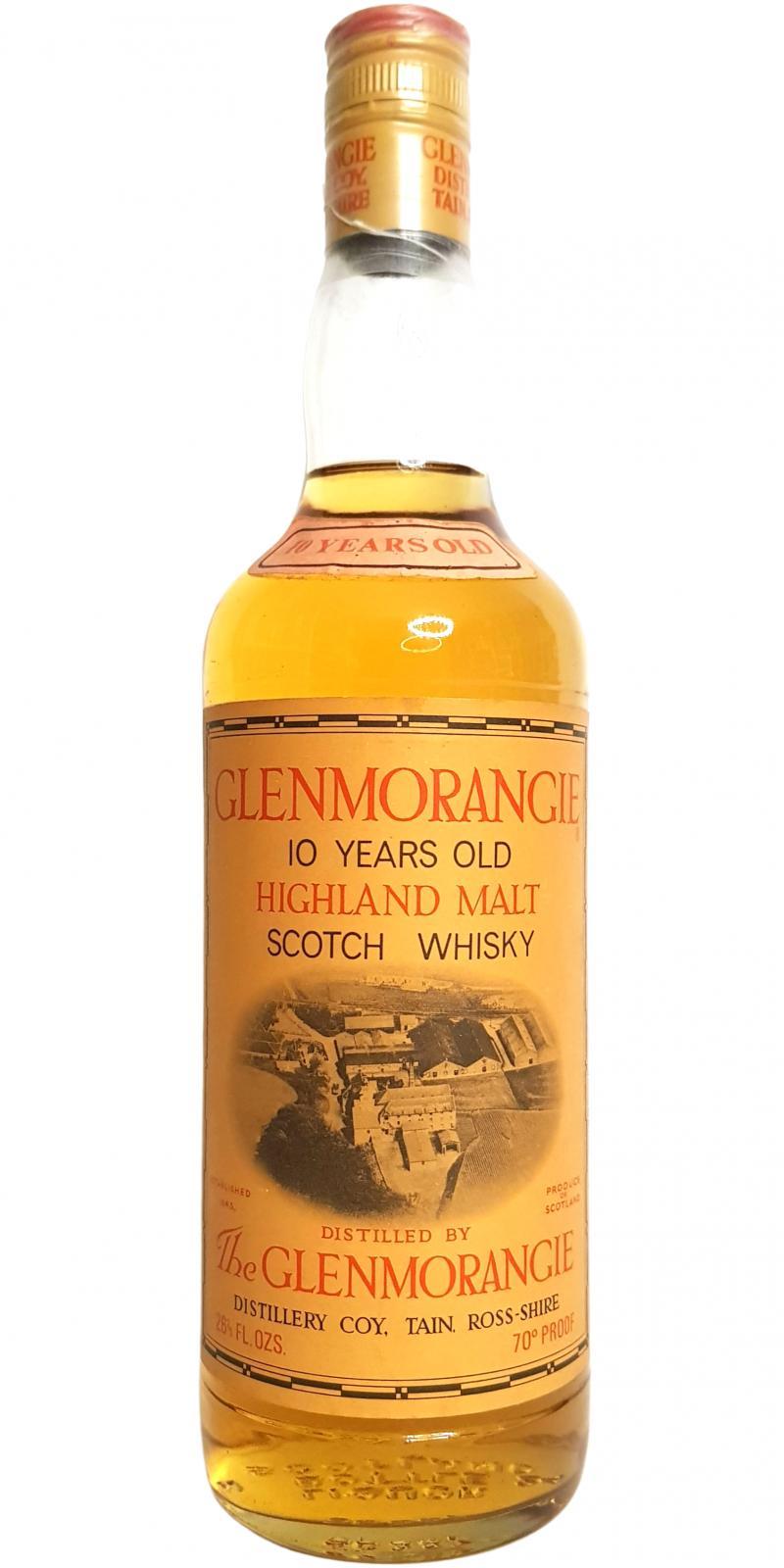 Glenmorangie 10-year-old  70 Proof, 26 ²/³ Fl. Ozs.