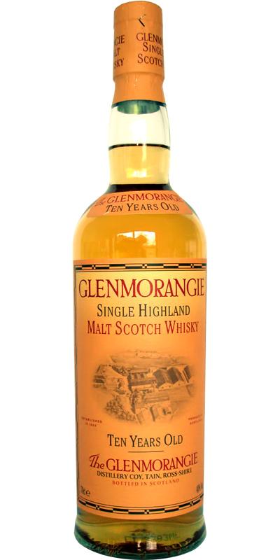 Glenmorangie 10-year-old  TEN YEARS OLD (4th Generation)