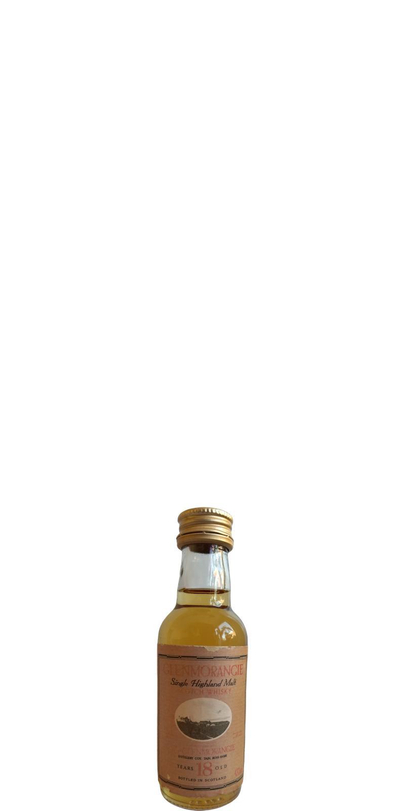 Glenmorangie 18-year-old  Single HighlandMalt Scotch Whisky