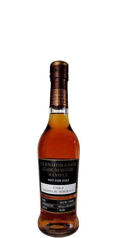 Glenmorangie Cask Masters Sample  NOT FOR SALE
