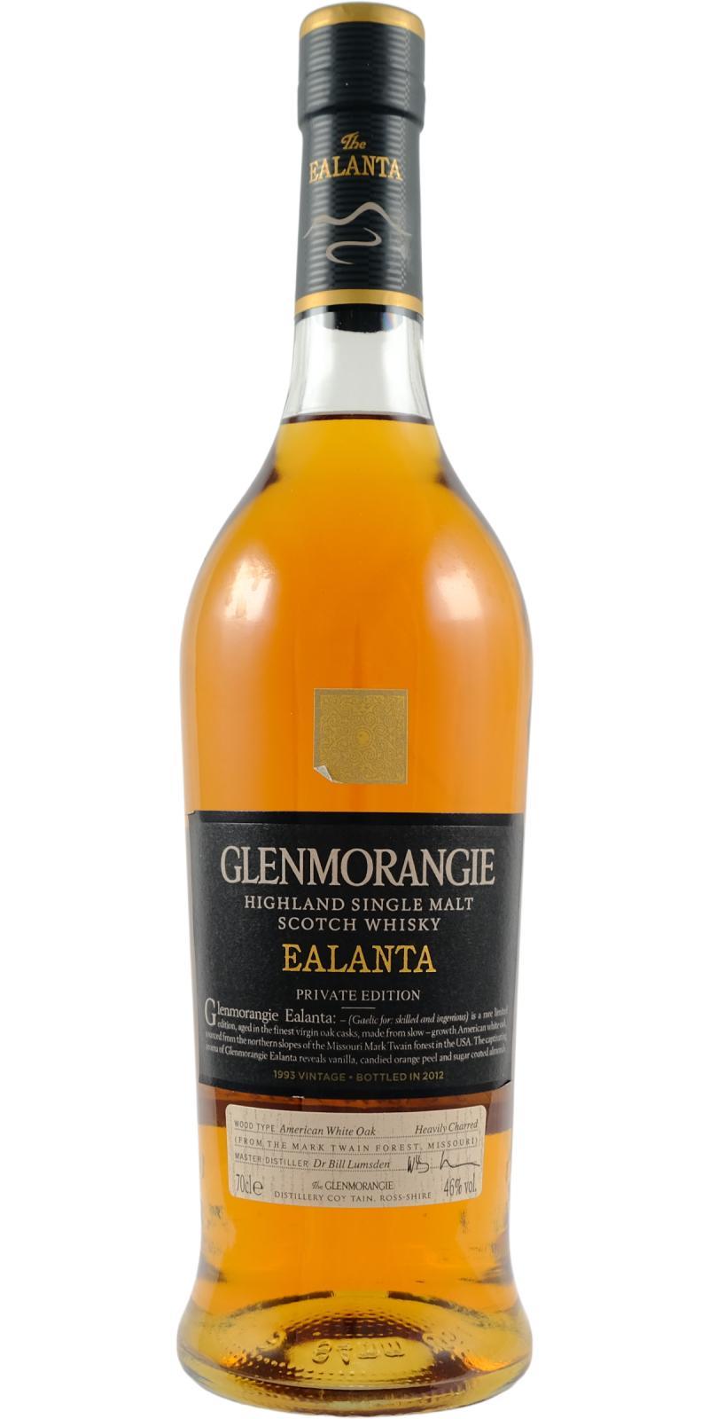 Glenmorangie Ealanta  Private Edition