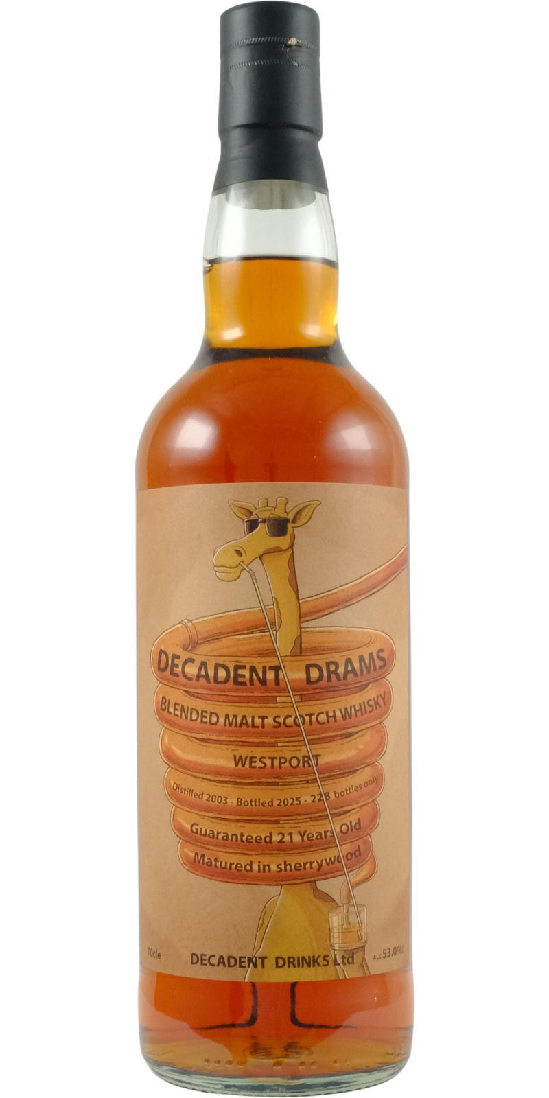 Westport 2003 DeDr  Decadent Drams