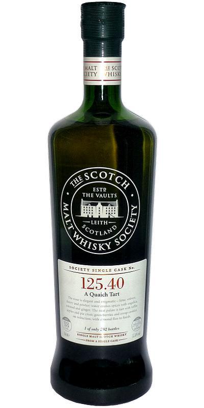 Glenmorangie 1991 SMWS 125.40  A Quaich Tart