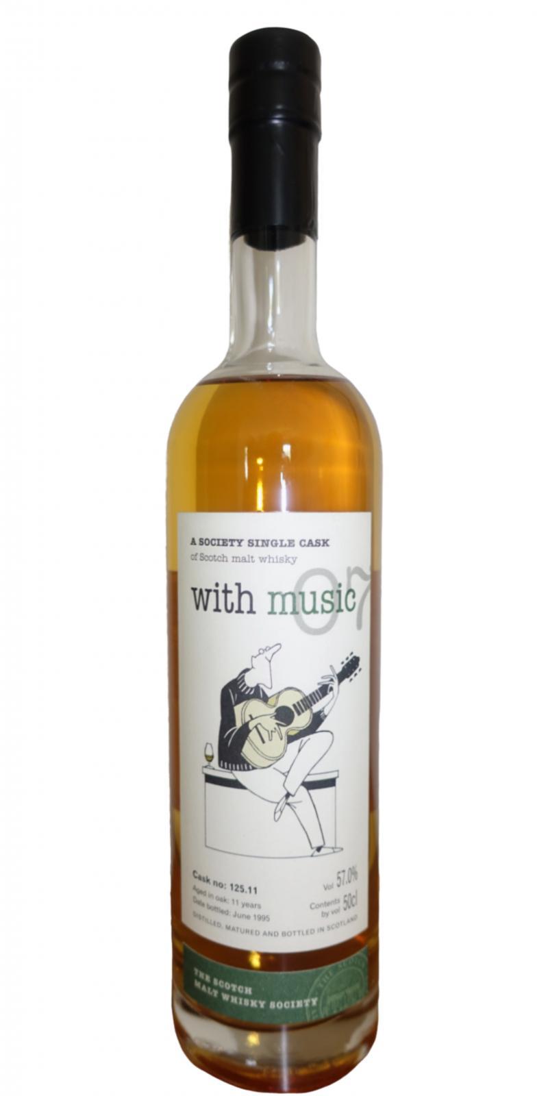 Glenmorangie 1995 SMWS 125.11  with music