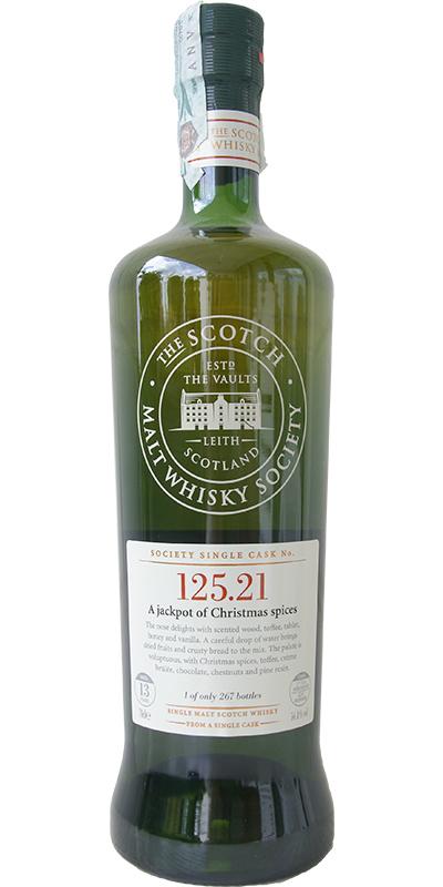 Glenmorangie 1995 SMWS 125.21  A Jackpot of Christmas spices