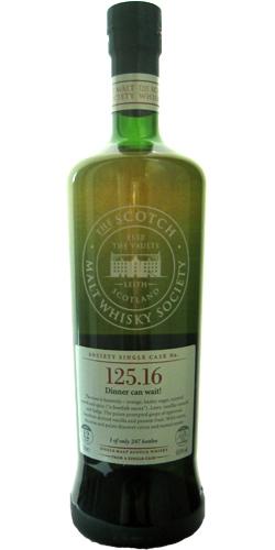 Glenmorangie 1996 SMWS 125.16  Dinner can wait!