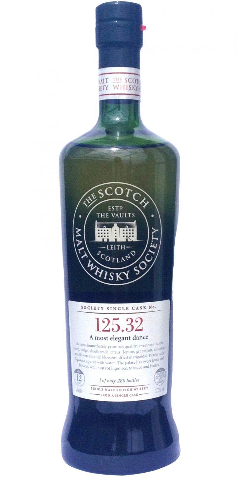 Glenmorangie 1997 SMWS 125.32  A most elegant dance