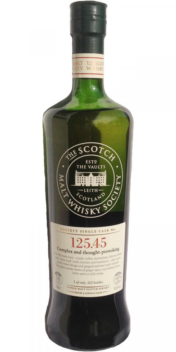 Glenmorangie 2000 SMWS 125.45  Complex and thought-provoking