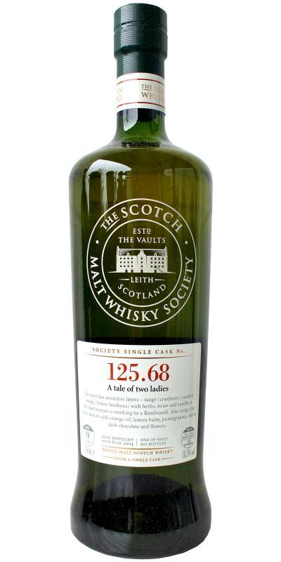 Glenmorangie 2004 SMWS 125.68  A tale of two ladies