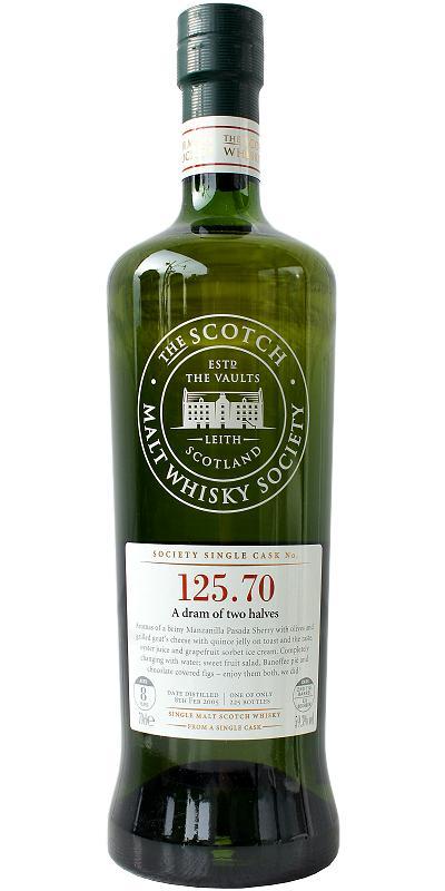 Glenmorangie 2005 SMWS 125.70  A dram of two halves