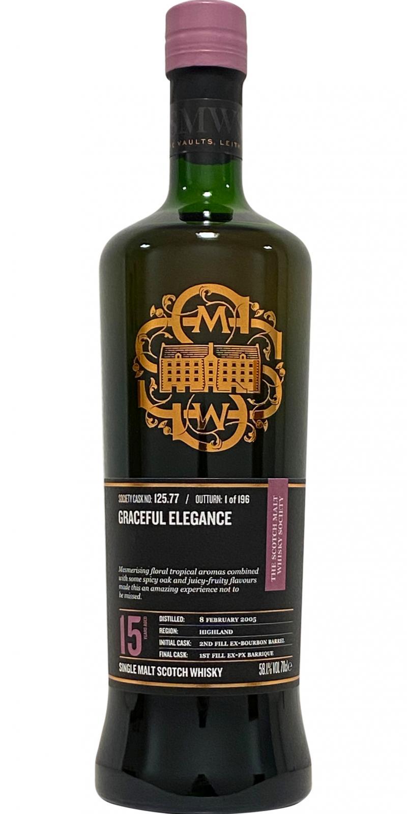 Glenmorangie 2005 SMWS 125.77  Graceful elegance