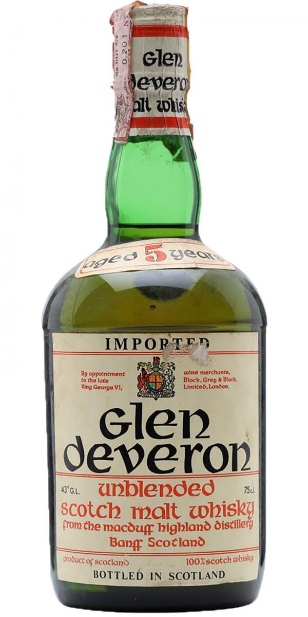 Glen Deveron 05-year-old Unblended  Metal Foil Capsule