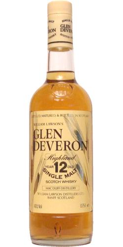 Glen Deveron 12-year-old  William Lawson's