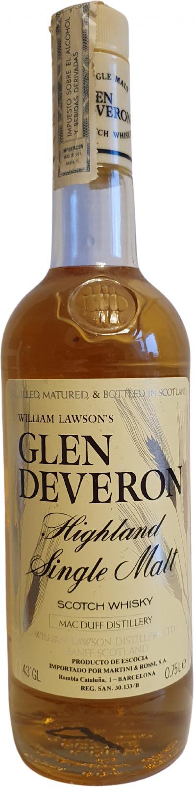 Glen Deveron NAS  William Lawson's - Highland Single Malt