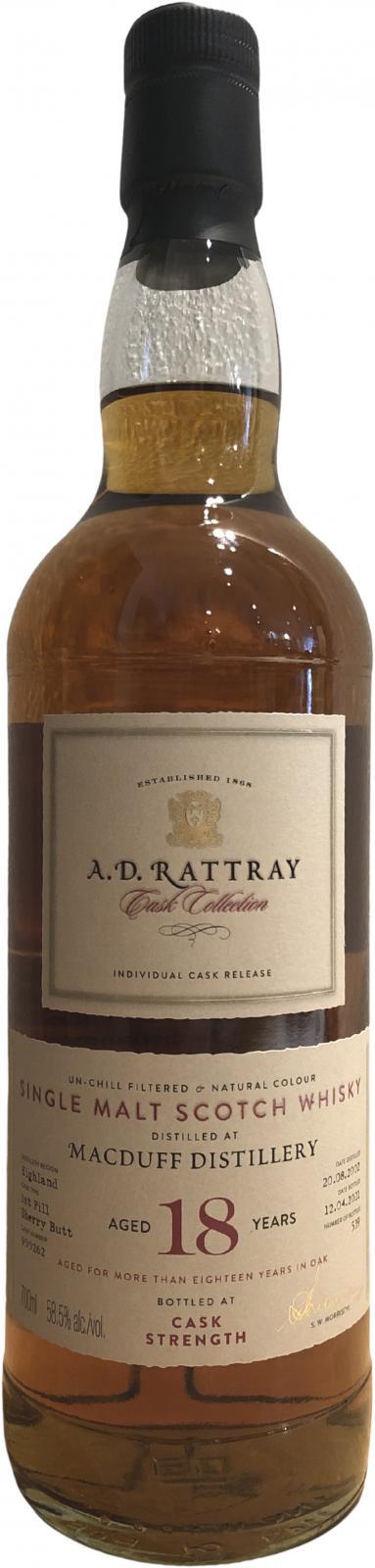 Macduff 2002 DR  Individual Cask Release