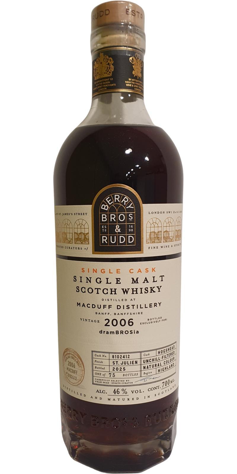 Macduff 2006 BR  Single Cask