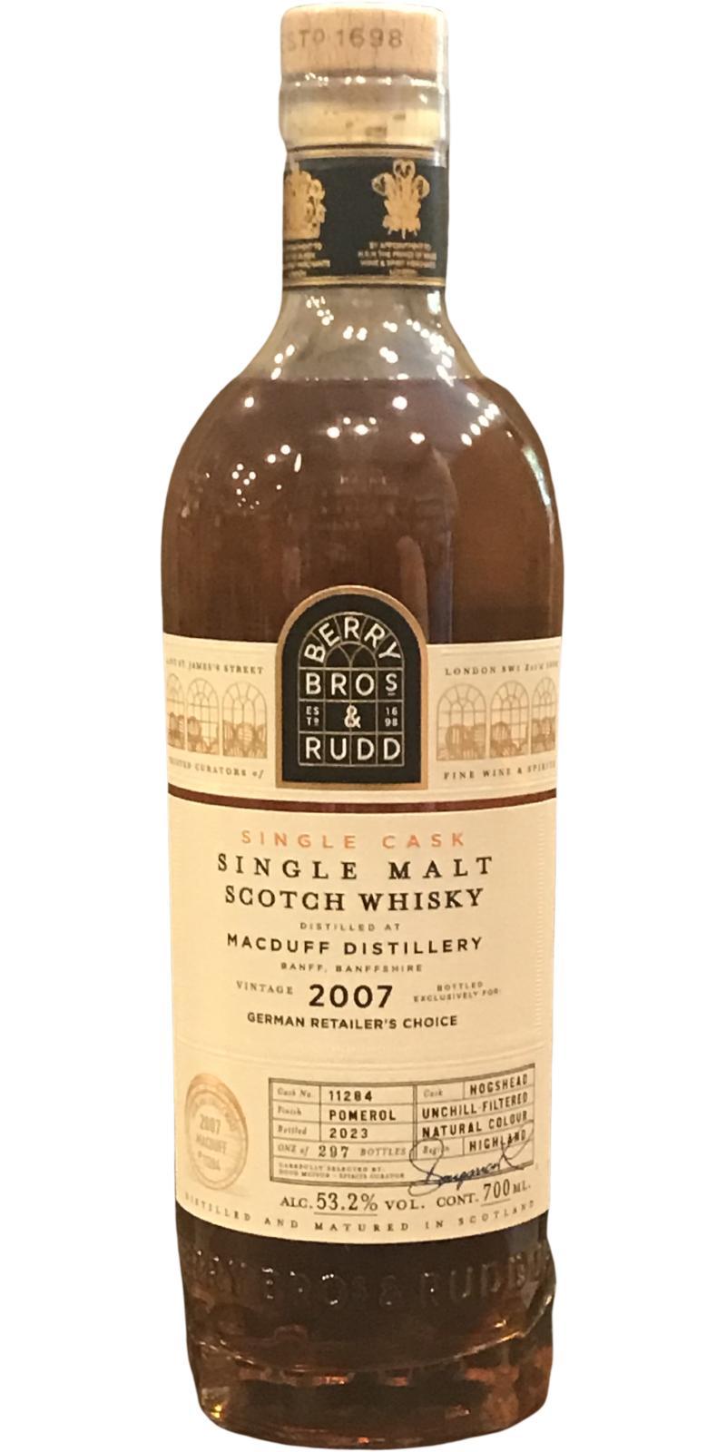 Macduff 2007 BR  Single Cask