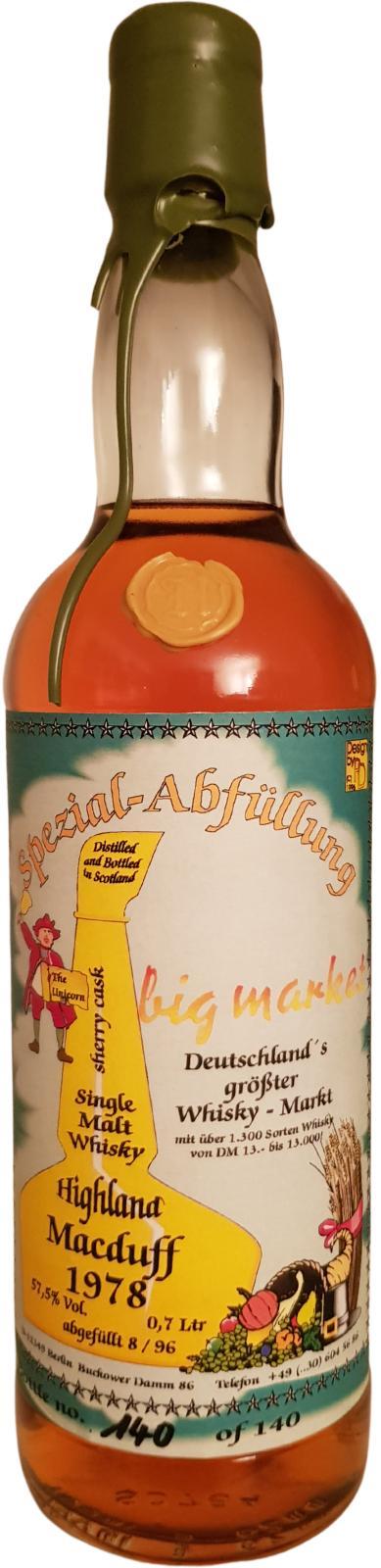 Macduff 1978 BM  Spezial-Abfüllung