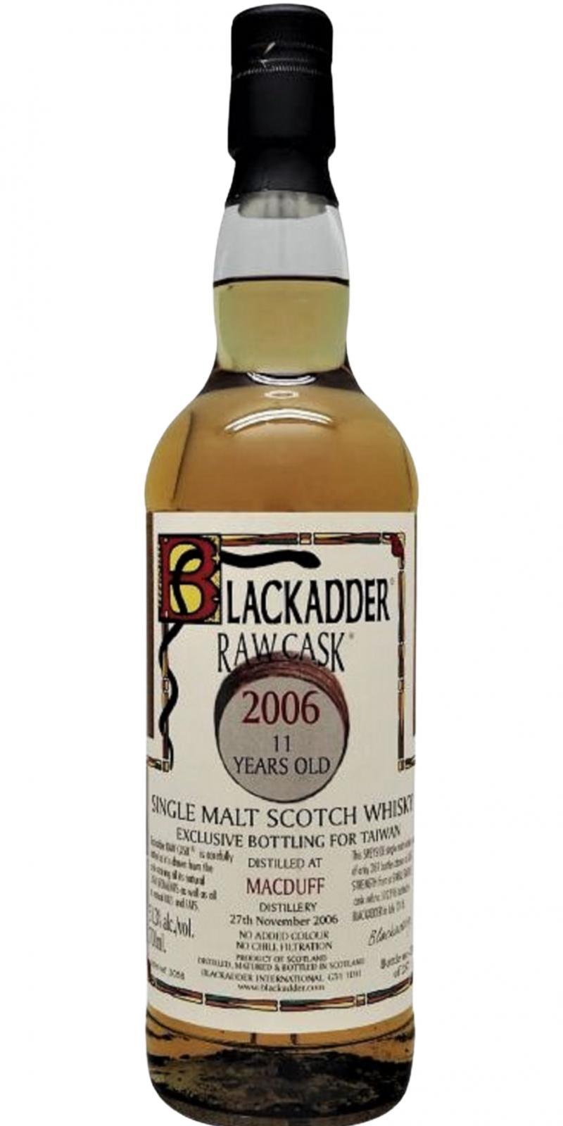 Macduff 2006 BA  Raw Cask