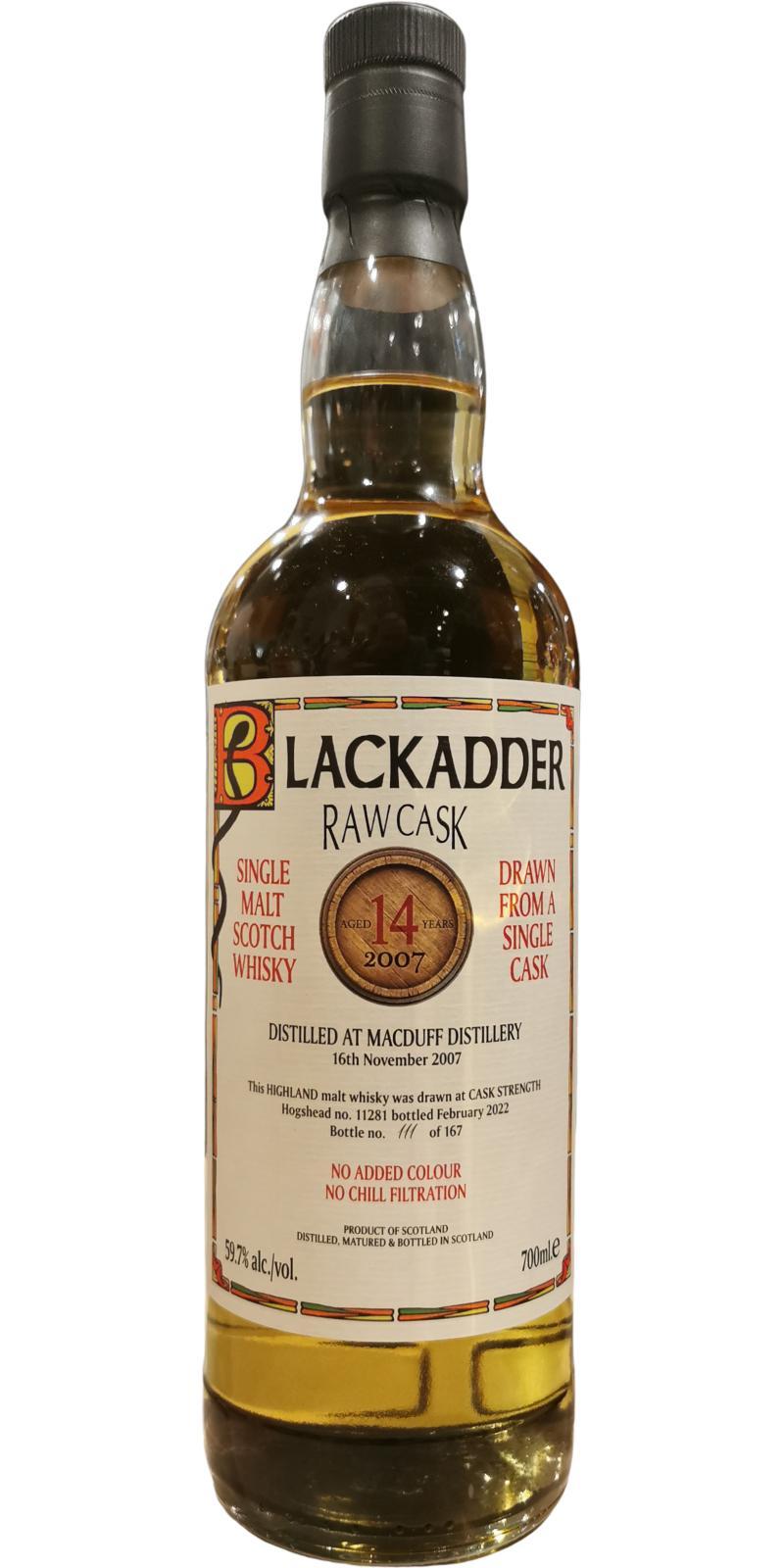 Macduff 2007 BA  Raw Cask