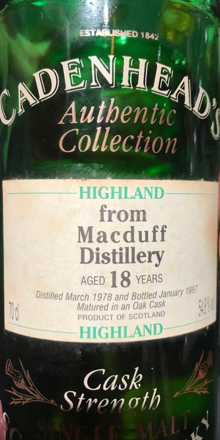 Macduff 1978 CA  Authentic Collection