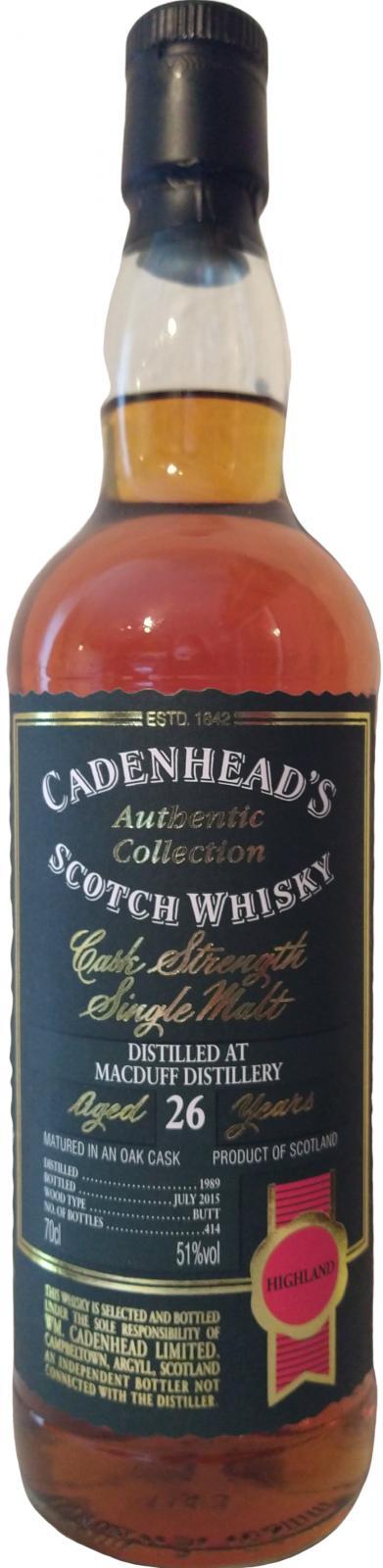 Macduff 1989 CA  Authentic Collection
