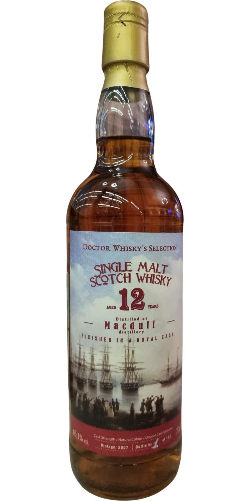Macduff 2007 DocW  Doctor Whisky's Selection