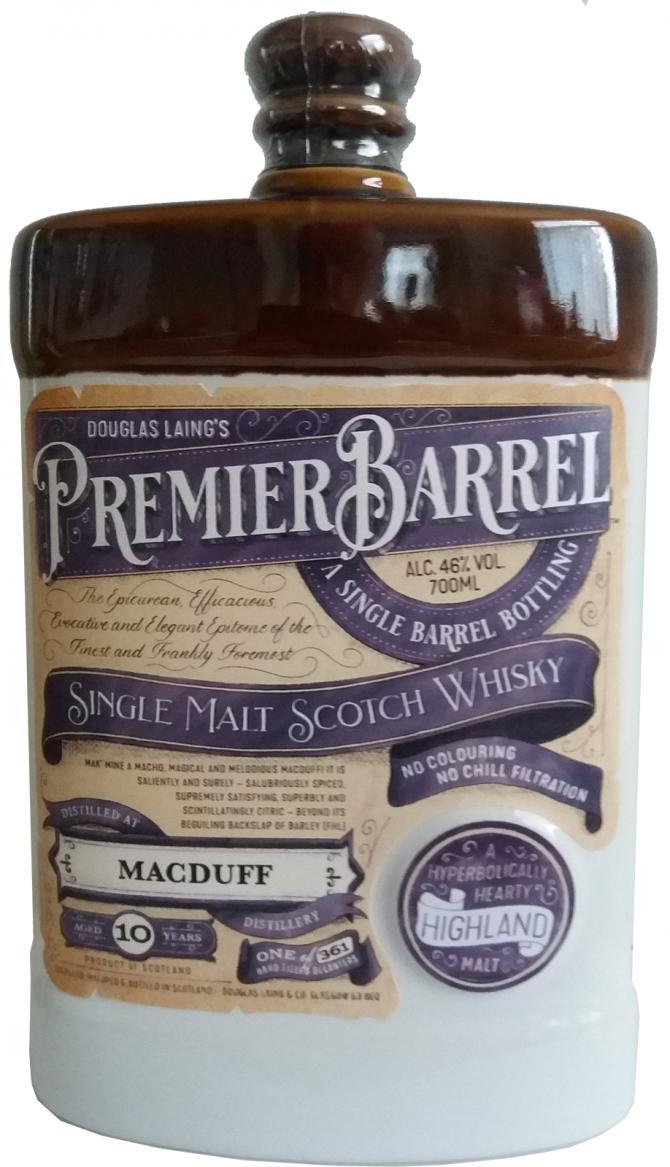Macduff 10-year-old DL  Premier Barrel