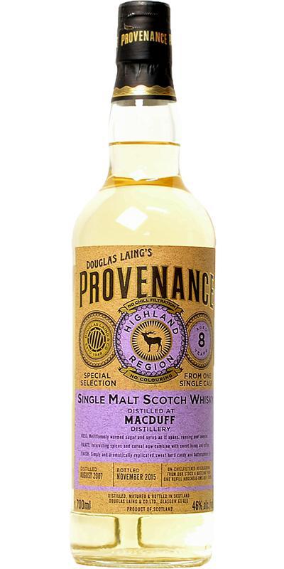 Macduff 2007 DL  Provenance