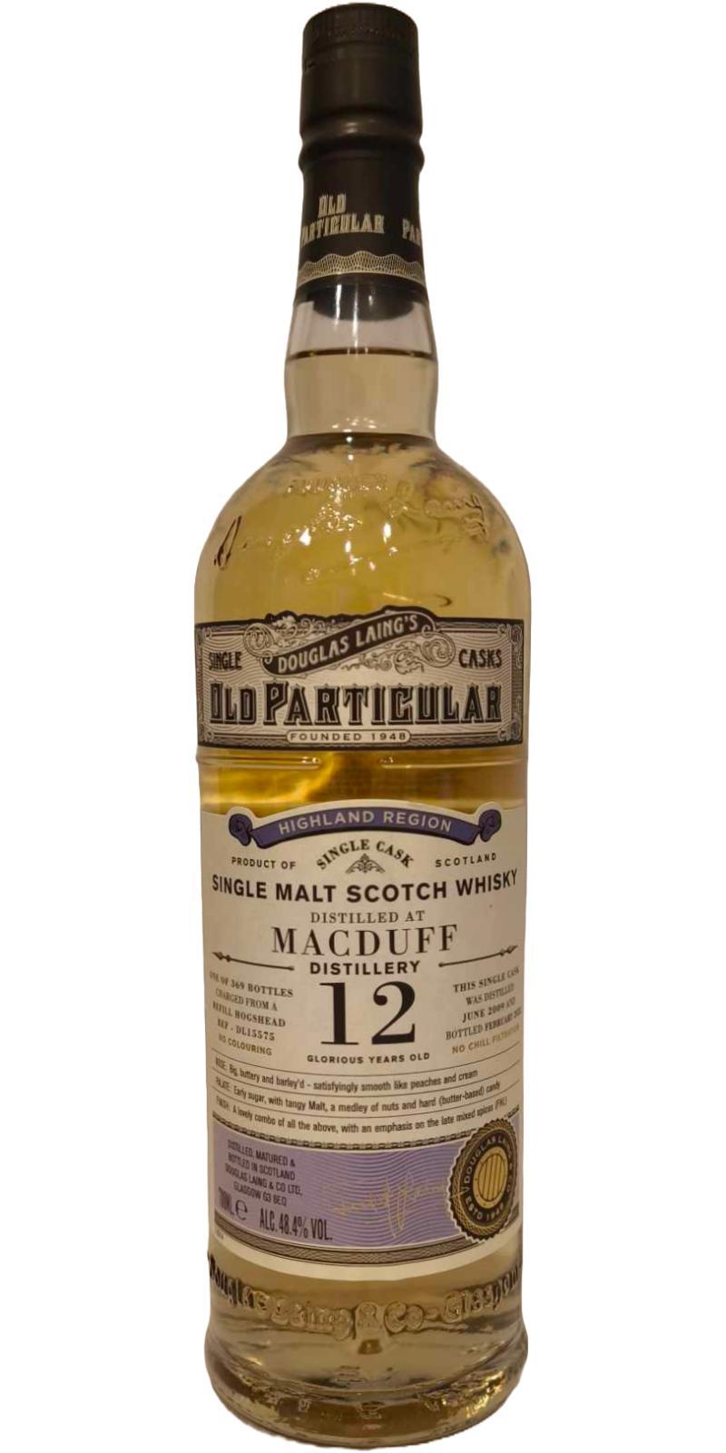 Macduff 2009 DL  Old Particular