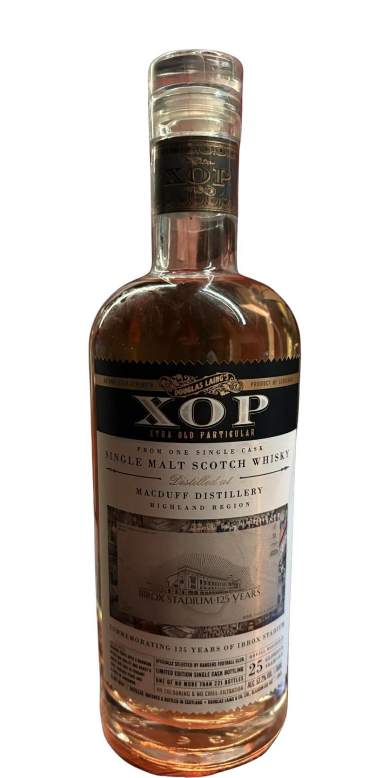 Macduff 25-year-old DL  XOP - Xtra Old Particular