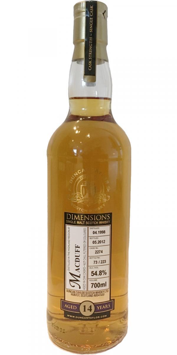 Macduff 1998 DT  Dimensions