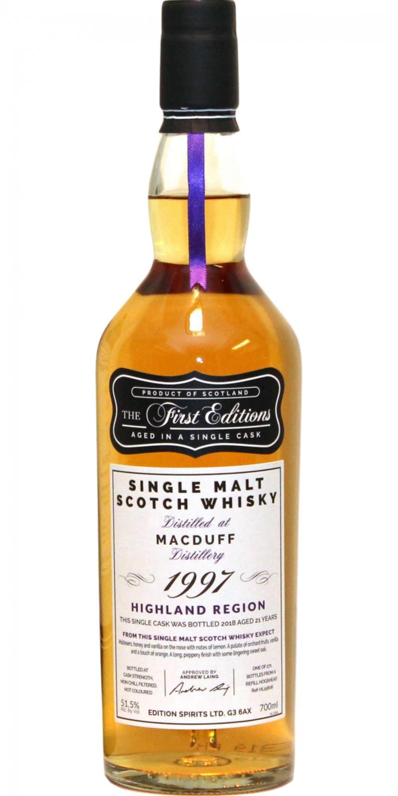 Macduff 1997 ED  The First Editions