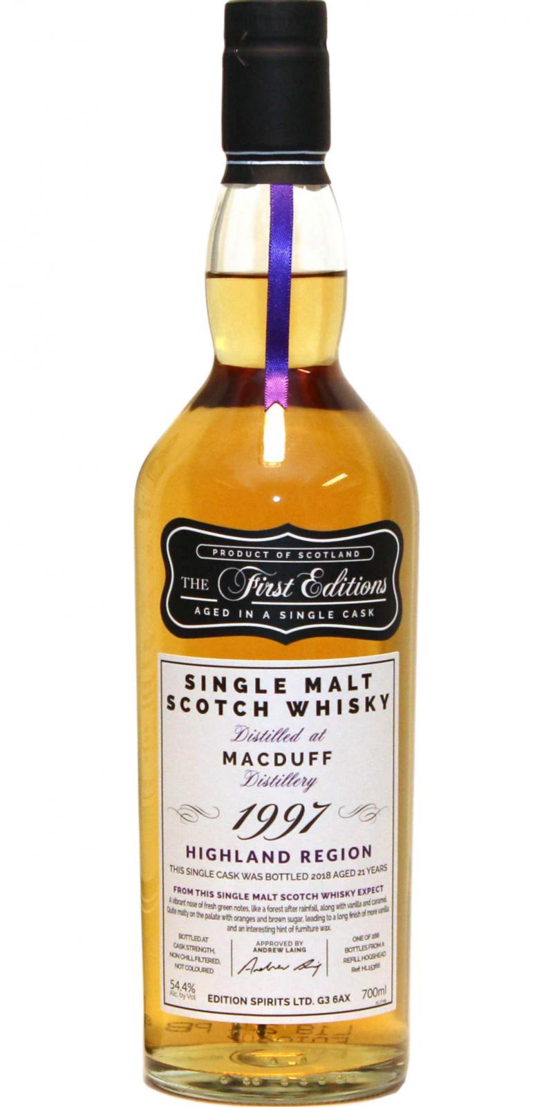 Macduff 1997 ED  The First Editions