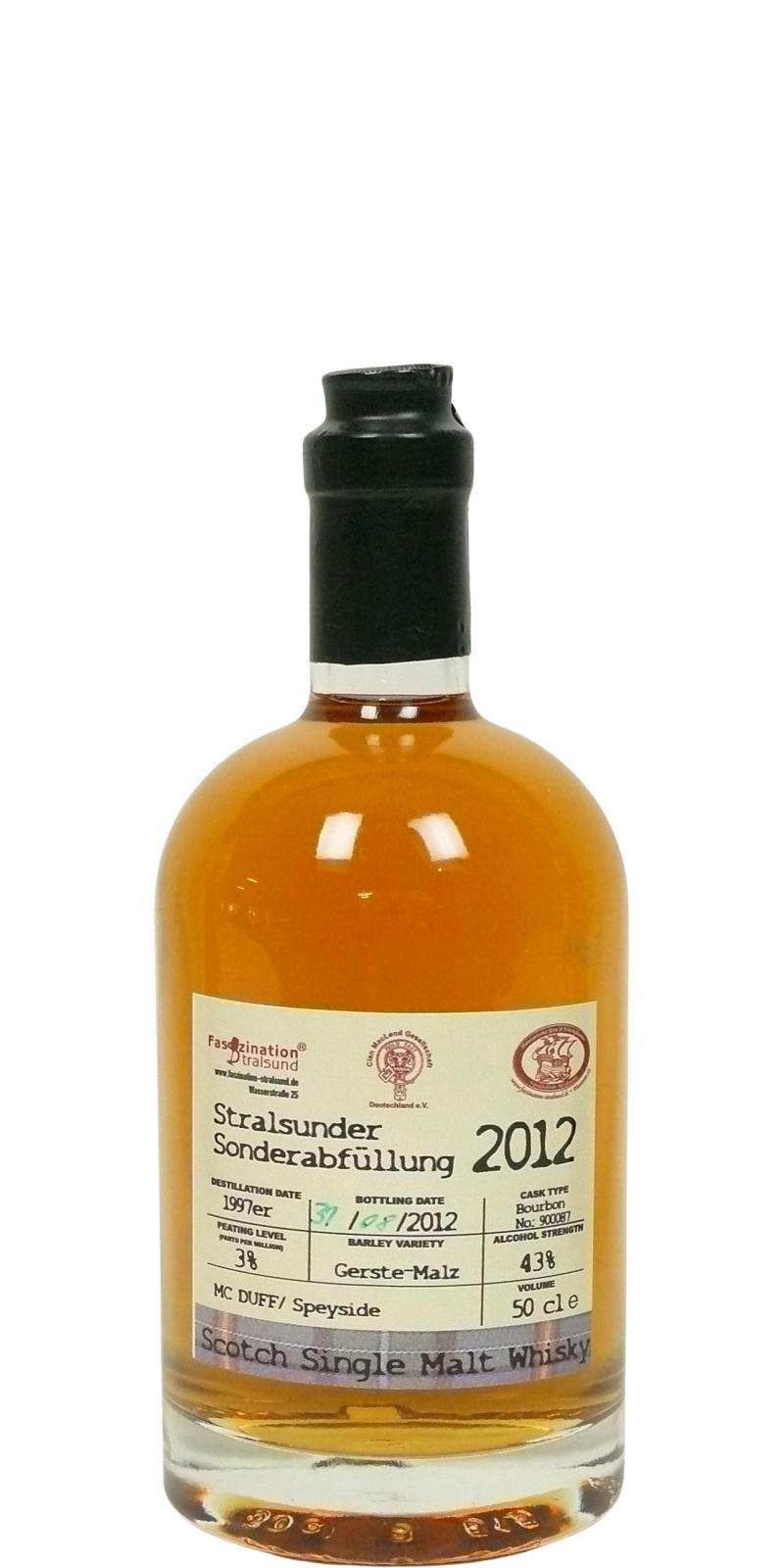 Macduff 1997 L-S  Stralsunder Sonderabfüllung 2012