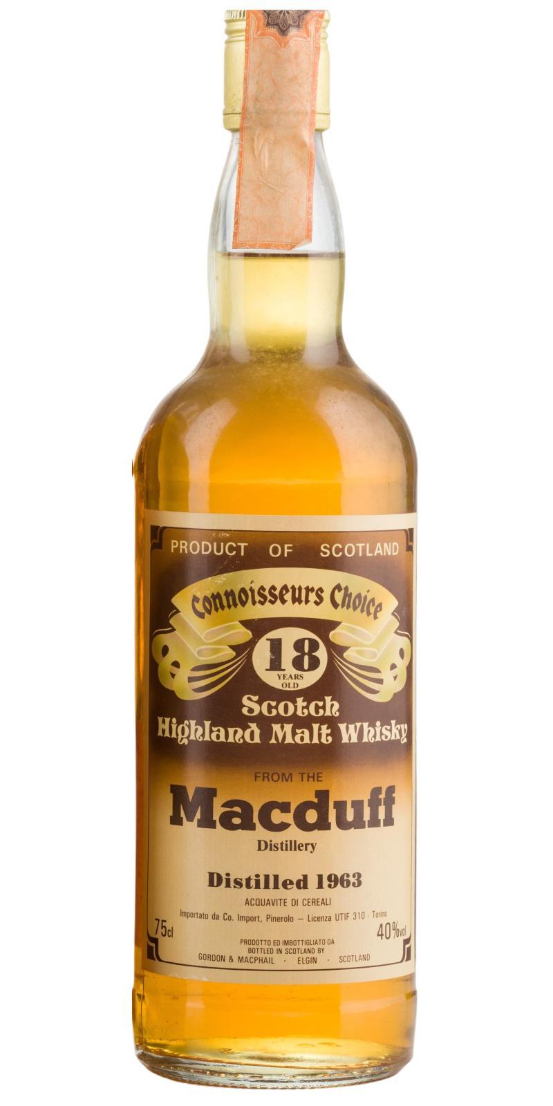 Macduff 1963 GM  Connoisseurs Choice