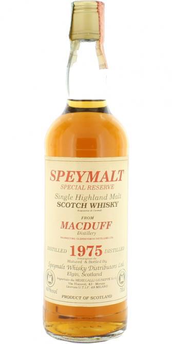 Macduff 1975 GM  Speymalt - Special Reserve