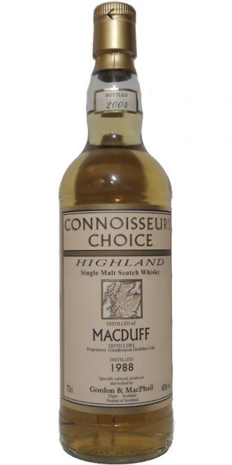 Macduff 1988 GM  Connoisseurs Choice