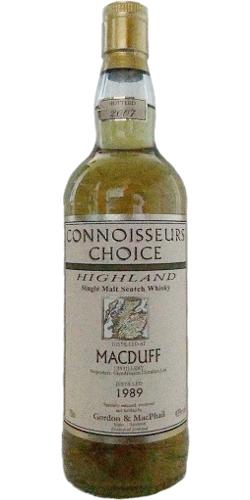 Macduff 1989 GM  Connoisseurs Choice