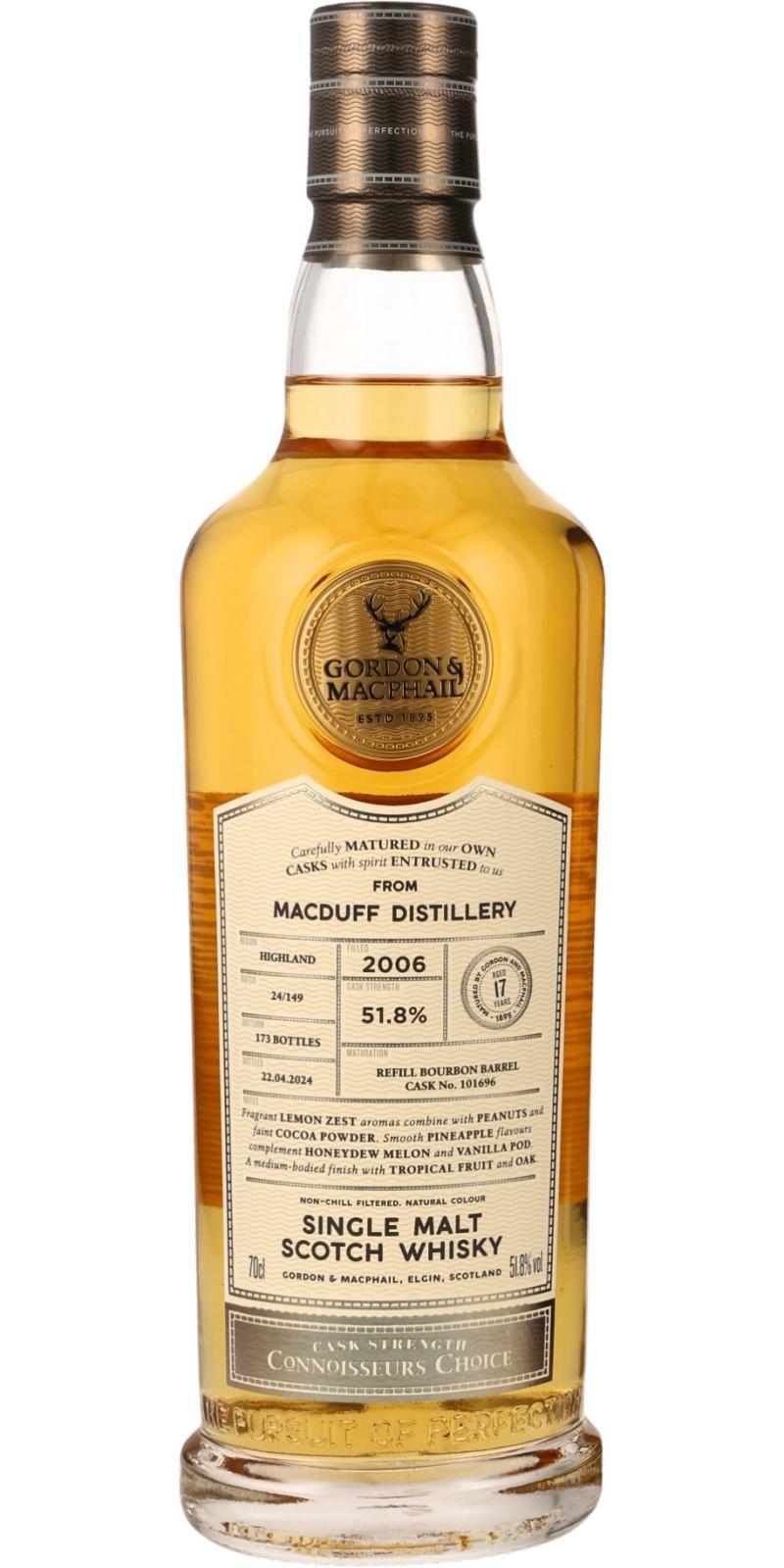Macduff 2006 GM  Connoisseurs Choice - Cask Strength