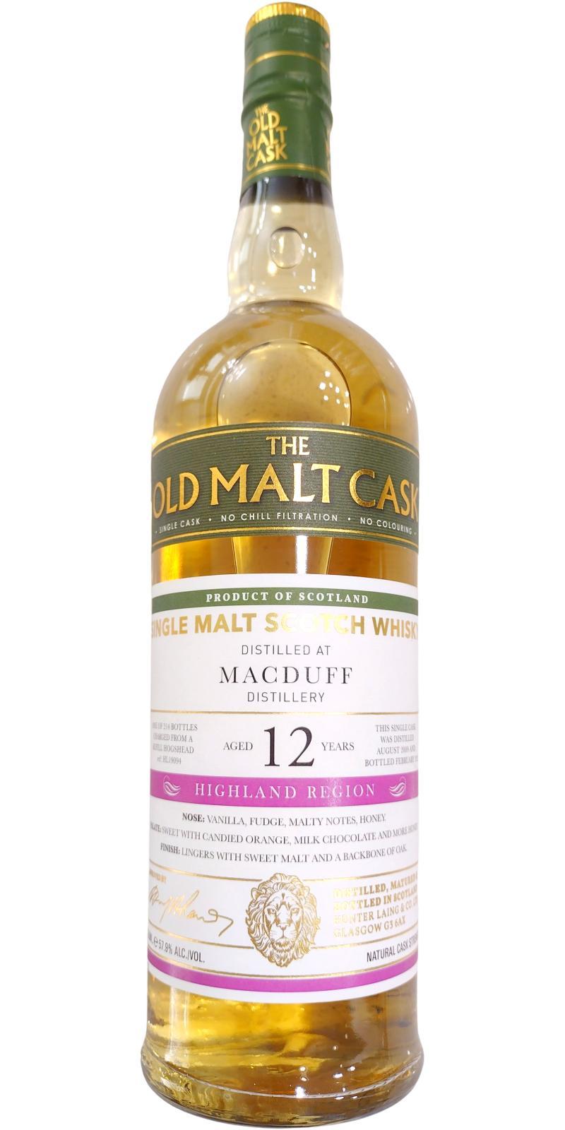Macduff 2009 HL  The Old Malt Cask - Special Cask Strength