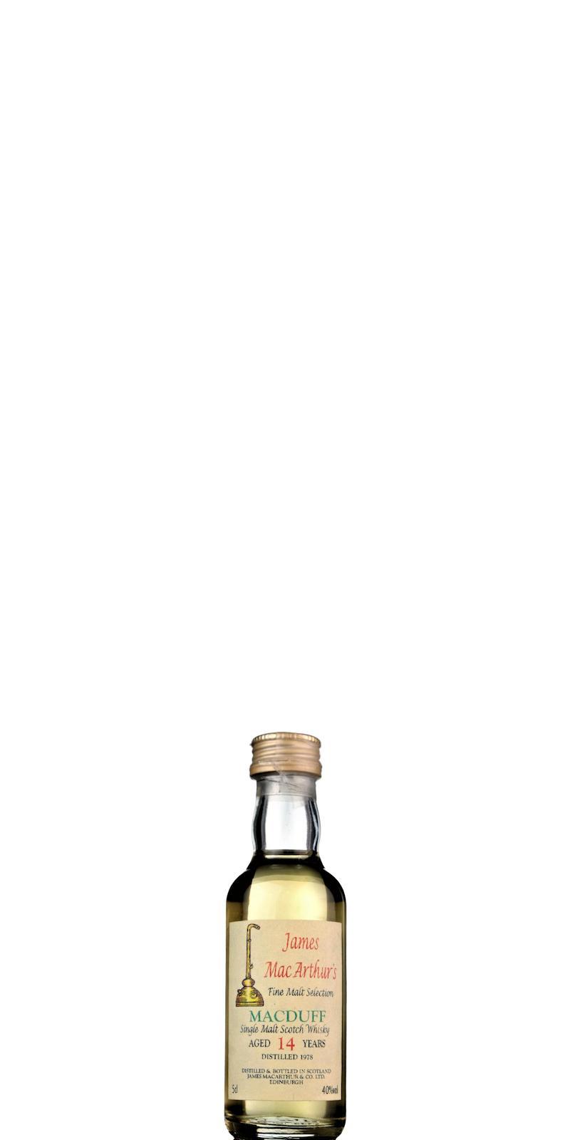 Macduff 1978 JM  Fine Malt Selection - Miniature