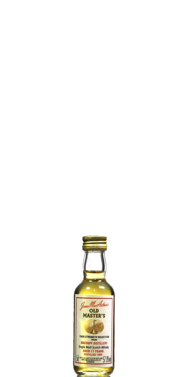 Macduff 1990 JM  Old Master's - Cask Strength Selection Miniature