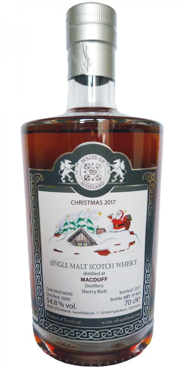 Macduff 2000 MoS  Christmas Bottling 2017