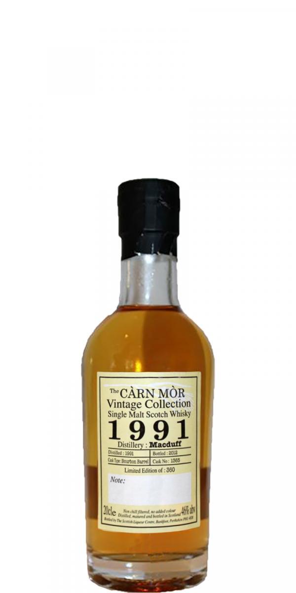 Macduff 1991 MMcK  Càrn Mòr Vintage Collection