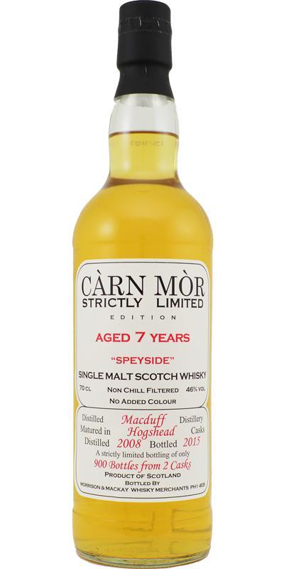 Macduff 2008 MMcK  Càrn Mòr - Strictly Limited Edition