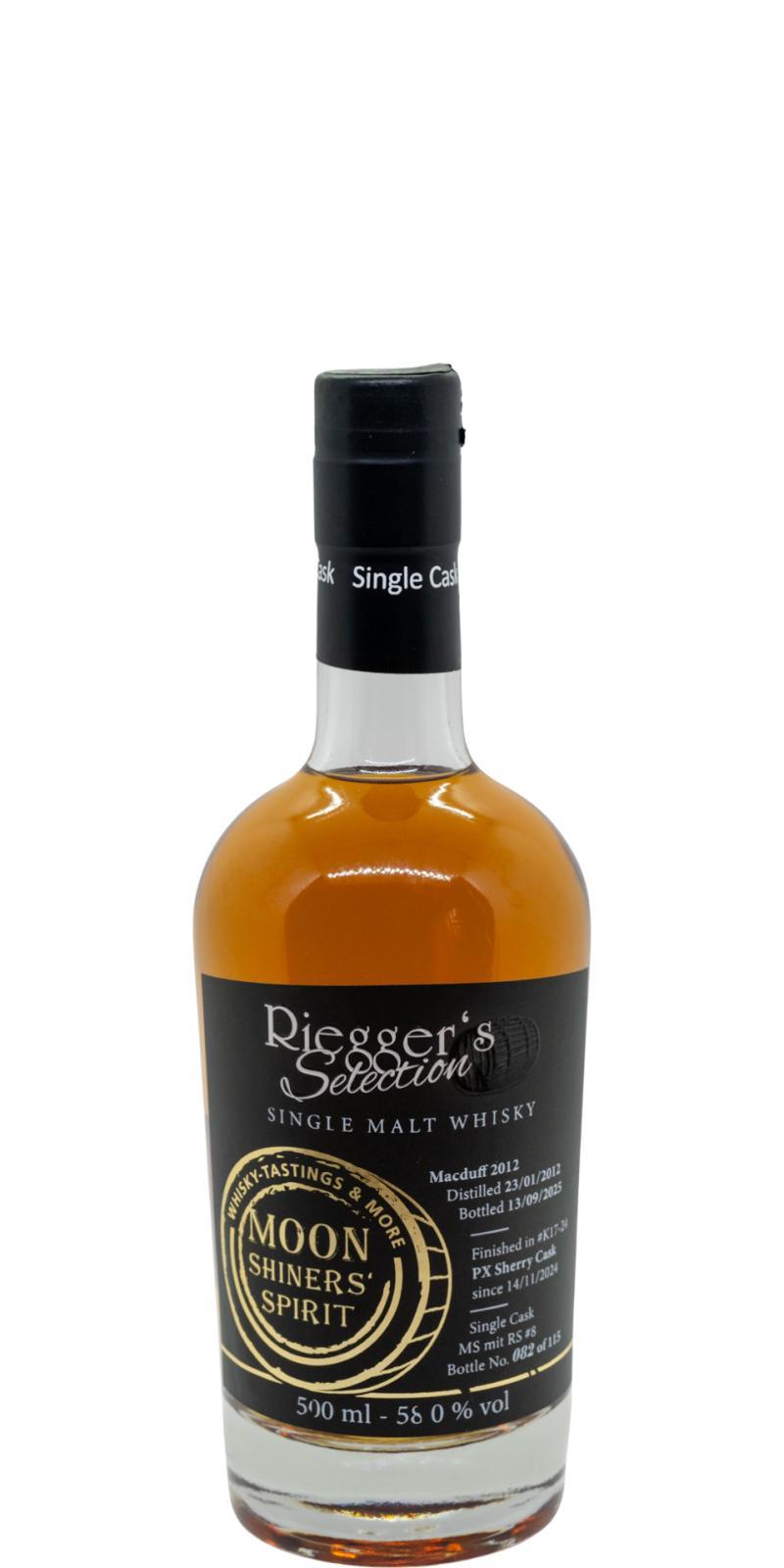 Macduff 2012 RS  Moonshiners' Spirit