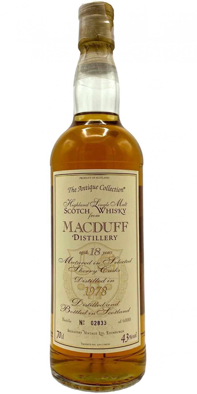 Macduff 1978 SV  The Antique Collection