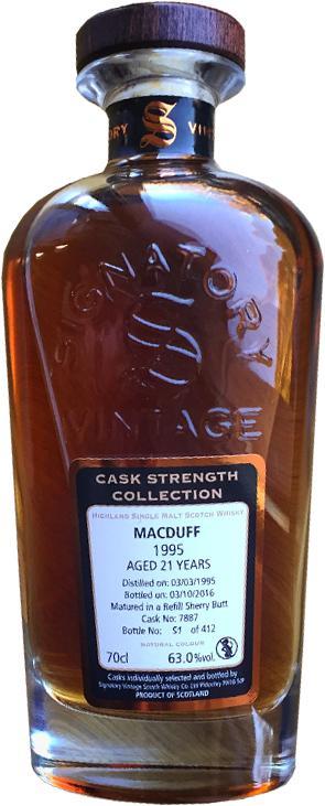 Macduff 1995 SV  Cask Strength Collection
